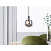 Kleine led Pendelleuchte 1-flammig mit Glasschirm Chrom bedampft, ø 20cm von MEINEWUNSCHLEUCHTE