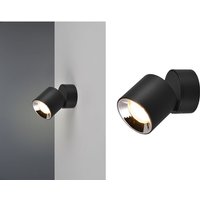 LED Deckenstrahler Schwarz 1 Spot schwenkbar dimmbar Ø 9cm von MEINEWUNSCHLEUCHTE