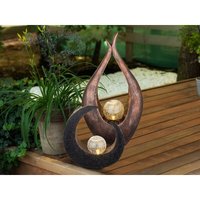 LED Solarleuchten 2er SET mit Glaskugel, groß Bronzefarben & klein Steinoptik LED Solarleuchten 2er SET mit Glaskugel, groß Bronzefarben & klein Steinoptik von MEINEWUNSCHLEUCHTE