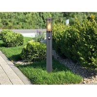 LED Wegeleuchte mit Bewegungsmelder in Anthrazit & Rauch, Höhe 80cm von MEINEWUNSCHLEUCHTE
