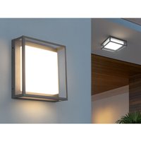 Led Außen Wand- Deckenleuchten 2er set im Bauhaus Stil, Anthrazit, 30cm breit Led Außen Wand- Deckenleuchten 2er set im Bauhaus Stil, Anthrazit, 30cm breit von MEINEWUNSCHLEUCHTE