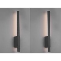 Meinewunschleuchte - led Außenwandleuchte 2er Set in Anthrazit - indirekte Wandbeleuchtung Meinewunschleuchte - led Außenwandleuchte 2er Set in Anthrazit - indirekte Wandbeleuchtung von MEINEWUNSCHLEUCHTE