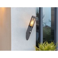 Meinewunschleuchte - led Außenwandleuchte Anthrazit & Rauchfarben mit Bewegungsmelder, Höhe 41cm Meinewunschleuchte - led Außenwandleuchte Anthrazit & Rauchfarben mit Bewegungsmelder, Höhe 41cm von MEINEWUNSCHLEUCHTE