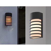 Meinewunschleuchte - led Außenwandleuchte Retro Design alu Schwarz, IP54, 24x13cm Meinewunschleuchte - led Außenwandleuchte Retro Design alu Schwarz, IP54, 24x13cm von MEINEWUNSCHLEUCHTE