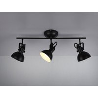 Meinewunschleuchte - led Deckenstrahler 3-flammig Metall Schwarz, Breite 60cm von MEINEWUNSCHLEUCHTE