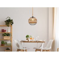 Led Pendelleuchte mit Hanfseil und Drahtkugel Schwarz, ø 30cm Led Pendelleuchte mit Hanfseil und Drahtkugel Schwarz, ø 30cm von MEINEWUNSCHLEUCHTE