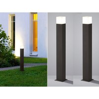 Led Pollerleuchte 2er Set in Anthrazit Höhe 80cm IP44 - Außenleuchte Wegeleuchte von MEINEWUNSCHLEUCHTE