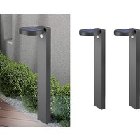 Led Solar Wegeleuchte 2er Set Außenleuchten mit Bewegungsmelder in Anthrazit Led Solar Wegeleuchte 2er Set Außenleuchten mit Bewegungsmelder in Anthrazit von MEINEWUNSCHLEUCHTE