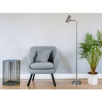 Led Stehlampe in Silber matt, Spot schwenkbar, Höhe 151cm von MEINEWUNSCHLEUCHTE