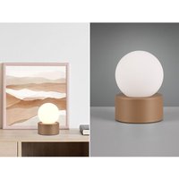 Led Tischleuchte mit Touch-Funktion, Glasschirm Weiß, Coffee ø 12cm Led Tischleuchte mit Touch-Funktion, Glasschirm Weiß, Coffee ø 12cm von MEINEWUNSCHLEUCHTE