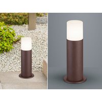 Meinewunschleuchte - led Wegeleuchte Sockelleuchte in Rostoptik Höhe 30cm IP44 - Außenleuchten von MEINEWUNSCHLEUCHTE
