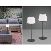 Meinewunschleuchte - 2er set Outdoor Akku led Tischleuchten mit Touch Dimmer, Höhe 35cm Meinewunschleuchte - 2er set Outdoor Akku led Tischleuchten mit Touch Dimmer, Höhe 35cm von MEINEWUNSCHLEUCHTE
