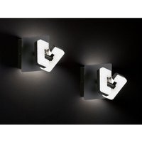 Meinewunschleuchte - 2er set led Spot Wandstrahler Schwarz mit Schalter, Breite 11cm Meinewunschleuchte - 2er set led Spot Wandstrahler Schwarz mit Schalter, Breite 11cm von MEINEWUNSCHLEUCHTE