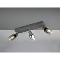 3-flammiger led Deckenstrahler mit Chrom Glasschirmen, Breite 42cm 3-flammiger led Deckenstrahler mit Chrom Glasschirmen, Breite 42cm von MEINEWUNSCHLEUCHTE