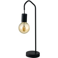 Meinewunschleuchte - Außergewöhnliche led Tischlampe schwarz - minimalistische Designerlampe von MEINEWUNSCHLEUCHTE