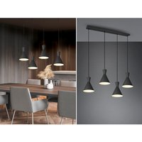 Led Pendelleuchte 4 flammig Metall Lampenschirme Schwarz, Breite 90cm Led Pendelleuchte 4 flammig Metall Lampenschirme Schwarz, Breite 90cm von MEINEWUNSCHLEUCHTE