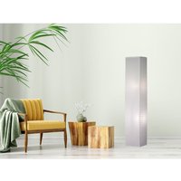 Meinewunschleuchte - led Stehleuchte Lichtsäule aus Papier eckig Zylinder H.130cm, 25x25cm in Weiß von MEINEWUNSCHLEUCHTE