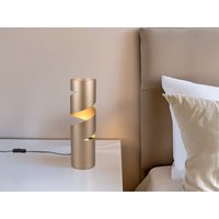 Meinewunschleuchte - Moderne led Tischleuchte Zylinder aus Metall in Coffee, Höhe 35cm Meinewunschleuchte - Moderne led Tischleuchte Zylinder aus Metall in Coffee, Höhe 35cm von MEINEWUNSCHLEUCHTE