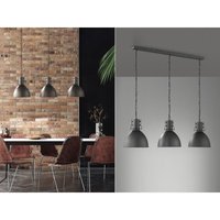 Pendelleuchte Industrial Style 3 flammig in Schwarz mit led dimmbar von MEINEWUNSCHLEUCHTE