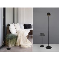 Meinewunschleuchte - set: Kleine Akku Stehlampe 123cm & Tischlampe 39cm für Outdoor kabellos Schwarz Meinewunschleuchte - set: Kleine Akku Stehlampe 123cm & Tischlampe 39cm für Outdoor kabellos Schwarz von MEINEWUNSCHLEUCHTE