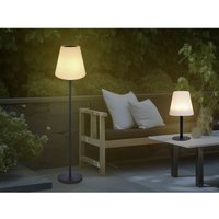 Meinewunschleuchte - Solarleuchten set: Stehleuchte höhenverstellbar bis 150 cm & Tischleuchte 25 cm von MEINEWUNSCHLEUCHTE