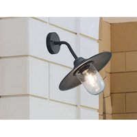 Vintage LED Außenwandleuchte in Anthrazit, Höhe 32cm von MEINEWUNSCHLEUCHTE