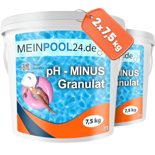 Meinpool24.de 15 kg pH-Senker Granulat für den Pool pH-Minus Granulat INNERHALB VON Deutschland (außer Inseln) von Meinpool24.de