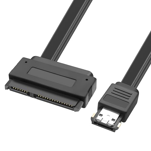 MEIRIYFA SATA 22Pin zu ESATA Stromkabel, Power eSATA zu SATA 22 poliges Datenübertragungs Verlängerungskabel Unterstützung 12V 5V für 2.5"/3.5" Festplatte - 50cm MEIRIYFA SATA 22Pin zu ESATA Stromkabel, Power eSATA zu SATA 22 poliges Datenübertragungs Verlängerungskabel Unterstützung 12V 5V für 2.5"/3.5" Festplatte - 50cm von MEIRIYFA
