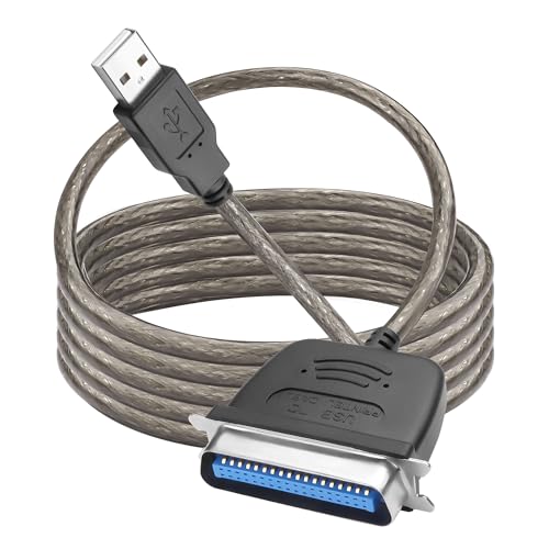 MEIRIYFA USB 2.0 zu Parallel IEEE 1284 CN36 Drucker Adapter Kabel, USB zu IEEE-1284 CN36 Parallel Drucker Kabel für alten Drucker, Centronics Parallel Converter (1.5M) von MEIRIYFA