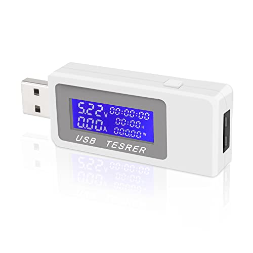 MEIRIYFA USB Voltmeter Amps Power Meter Tester, 4-30V 0-5.1A Spannungs Tester Multimeter USB Ladegerät Ammeter Detector Power Digital Capacity Tester mit Farbe LCD Display MEIRIYFA USB Voltmeter Amps Power Meter Tester, 4-30V 0-5.1A Spannungs Tester Multimeter USB Ladegerät Ammeter Detector Power Digital Capacity Tester mit Farbe LCD Display von MEIRIYFA