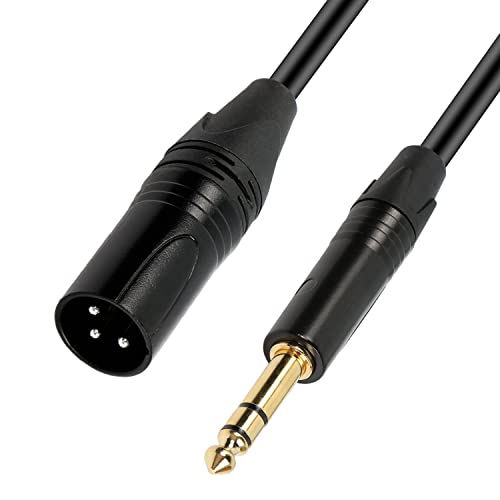MEIRIYFA XLR zu 6.35mm 1/4 Zoll Mikrofonkabel, XLR Stecker zu 6.35mm TRS Stecker Mono Mic Kabel für Lautsprecher Mic Gitarre Mixer MEIRIYFA XLR zu 6.35mm 1/4 Zoll Mikrofonkabel, XLR Stecker zu 6.35mm TRS Stecker Mono Mic Kabel für Lautsprecher Mic Gitarre Mixer von MEIRIYFA