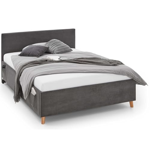 Einzelbett Cool | 90 x 200 cm | Anthrazit von MEISE