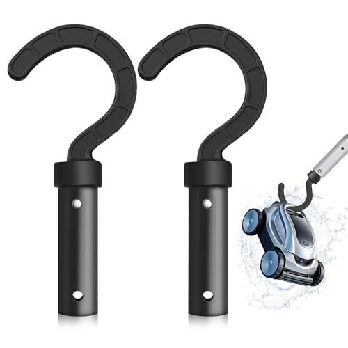 MEISHANG Haken für Poolroboter,2 Stück Pool Haken für Stangen,Zubehör Haken für Poolroboter,Universal Pool Stangenhaken für Alle Roboter-Poolstaubsauger von MEISHANG