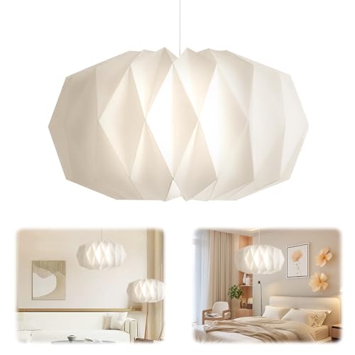 Kreativpapier Lampenschirm Papier,Origami Design Papier Lampenschirm,Moderner Lampen Schirm Rund für Hängelampe,für Wohnzimmer,Schlafzimmer Kreativpapier Lampenschirm Papier,Origami Design Papier Lampenschirm,Moderner Lampen Schirm Rund für Hängelampe,für Wohnzimmer,Schlafzimmer von MEISHANG