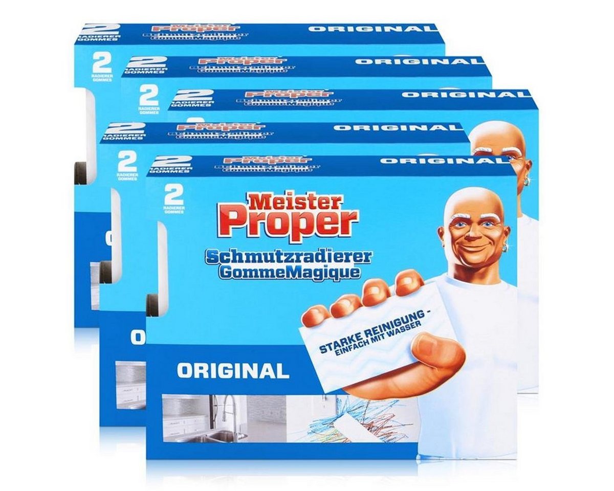 MEISTER PROPER Mr.Proper Express Schmutzradierer 2 Radierer/Paket (5er Pack) Reinigungstücher von MEISTER PROPER