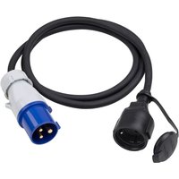 Meister - CEE-Adapterleitung - 1,5 m Kabel - CEE-Stecker & Schutzkontakt-Kupplung - Robuste Gummileitung H07RN-F3G 2,5 mm² - 16 a / 230 v - IP44 von MEISTER