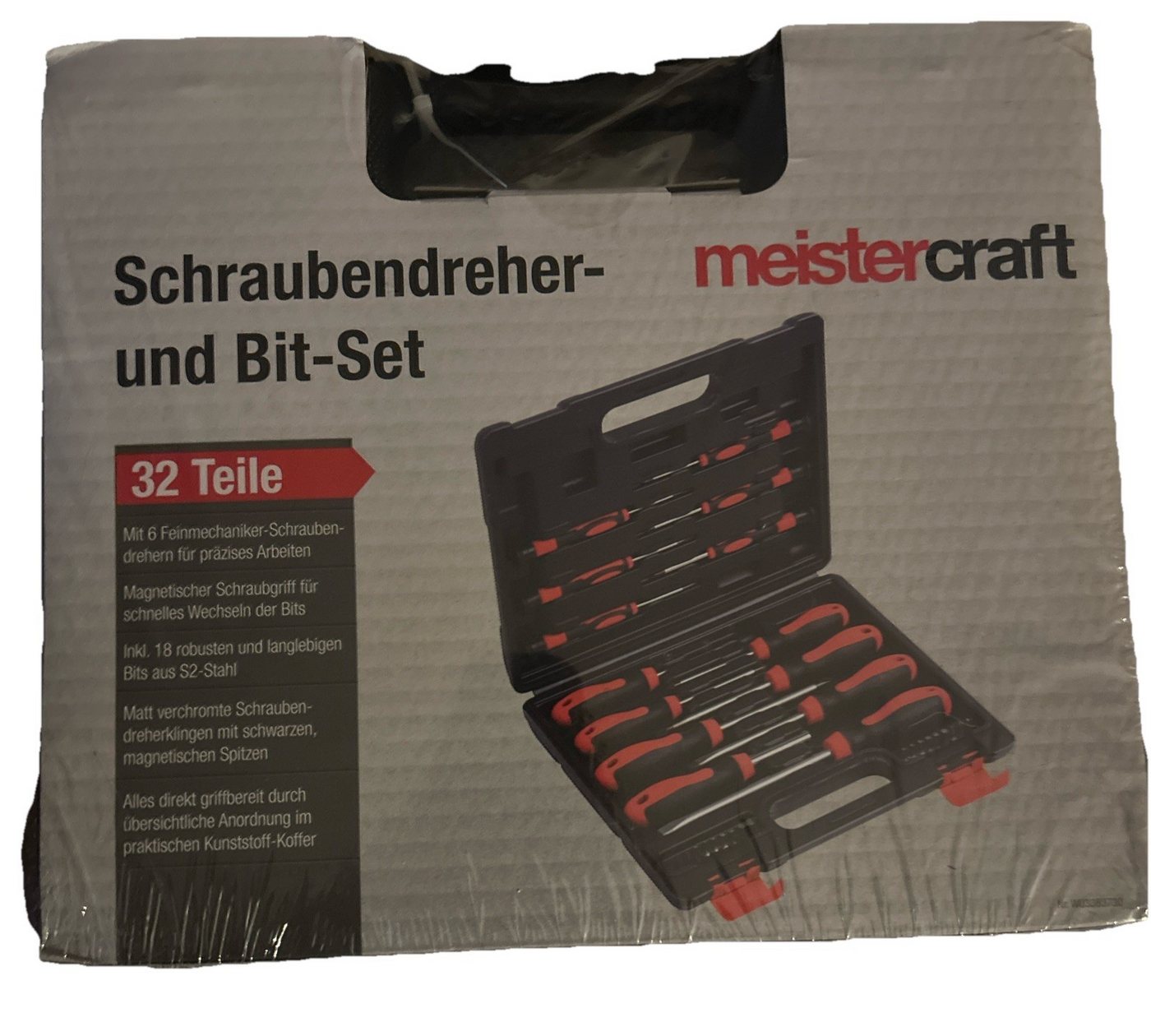 MEISTERCRAFT Schraubendreher Schraubendreher Set 32tlg. Bit Feinmechaniker Schraubenzieher, (32 St) von MEISTERCRAFT