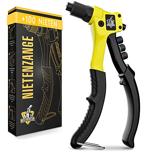 Meisterfaktur Profi Nietenzange - Minimaler Kraftaufwand - Robuste Nietzange mit 100 Nieten - Moderne Bliednietenzange mit ergonomischen Griff für echte Handwerker! Meisterfaktur Profi Nietenzange - Minimaler Kraftaufwand - Robuste Nietzange mit 100 Nieten - Moderne Bliednietenzange mit ergonomischen Griff für echte Handwerker! von MEISTERFAKTUR