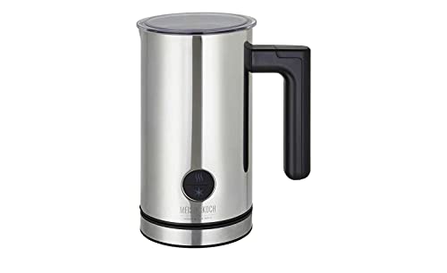 MEISTERKOCH Milchaufschäumer MA-450 aus Edelstahl in silberfarben, elektrisch, 150 ml aufschäumen, 350 ml erhitzen, kalter oder warmer Schaum, Milchschaum in nur 90 Sekunden, automatische Abschaltung MEISTERKOCH Milchaufschäumer MA-450 aus Edelstahl in silberfarben, elektrisch, 150 ml aufschäumen, 350 ml erhitzen, kalter oder warmer Schaum, Milchschaum in nur 90 Sekunden, automatische Abschaltung von MEISTERKOCH KOCHEN WIE DIE PROFIS