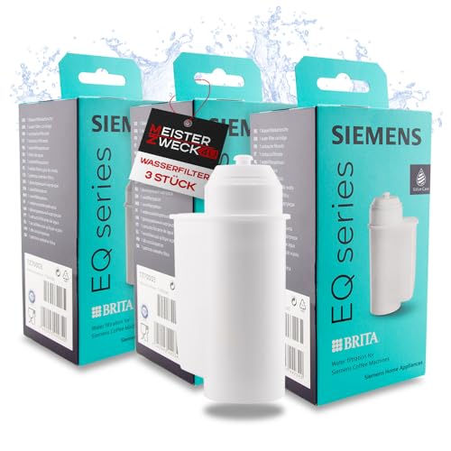 MEISTERZWECK4U 3x Wasserfilter TZ70003, kompatibel mit Siemens Kaffeevollautomat Kaffeefilter EQ-Serie Supresso Einbauvollautomaten - Brita Intenza Filterpatrone für Kalkschutz, Geschmacksverbesserung MEISTERZWECK4U 3x Wasserfilter TZ70003, kompatibel mit Siemens Kaffeevollautomat Kaffeefilter EQ-Serie Supresso Einbauvollautomaten - Brita Intenza Filterpatrone für Kalkschutz, Geschmacksverbesserung von MEISTERZWECK4U