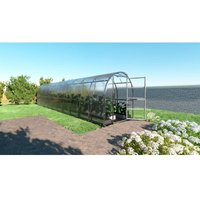 Meistro Kodas - Zertifiziertes Gewächshaus klasika slim 2 x 10 m (20 m²) , 4 mm von MEISTRO KODAS