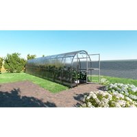 Zertifiziertes Gewächshaus klasika slim 2 x 10 m (20 m²) , 6 mm von MEISTRO KODAS