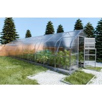Zertifiziertes Gewächshaus KLASIKADROP 30m2, 2,5m x 12m, 4 mm Polycarbonatabdeckung Zertifiziertes Gewächshaus KLASIKADROP 30m2, 2,5m x 12m, 4 mm Polycarbonatabdeckung von MEISTRO KODAS