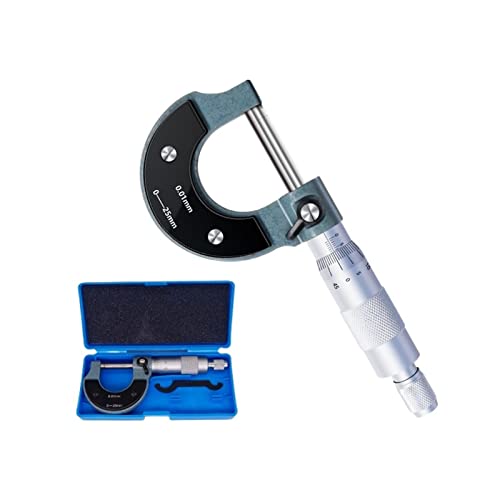 Digitaler Mikrometer Außenmikrometer Metrische Metrik 0-25mm Präzision 0-25mm 0.01mm mit Mini-Schraubenmeter-Messschieber-Werkzeug Außendurchmesser-Mikrometer Digitaler Mikrometer Außenmikrometer Metrische Metrik 0-25mm Präzision 0-25mm 0.01mm mit Mini-Schraubenmeter-Messschieber-Werkzeug Außendurchmesser-Mikrometer von MEIVIYA