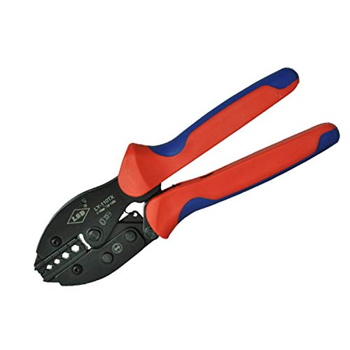 Drahtcrimpwerkzeug Handcrimpzange for 1-10 mm² nicht isolierte Klemmen, sechseckig nach dem Crimpen Drahtcrimpwerkzeug Handcrimpzange for 1-10 mm² nicht isolierte Klemmen, sechseckig nach dem Crimpen von MEIVIYA