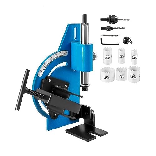 Drehwinkel 0–60 Grad, Rohrschneider, Rohrschlitzer mit Lochsäge for Schneiden von Metall, Holz, PVC-Platten(18PCS-13 Hole Saw) von MEIVIYA