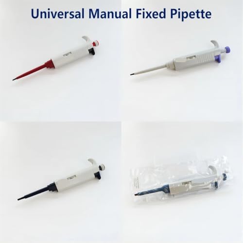 Einstellbare variable Mikropipette Laborpipette, Labor-Mikropipette, Universal-Handpipette mit fester Pipette, Labor-Einkanalpipetten mit 11 Größen(1000ul) von MEIVIYA