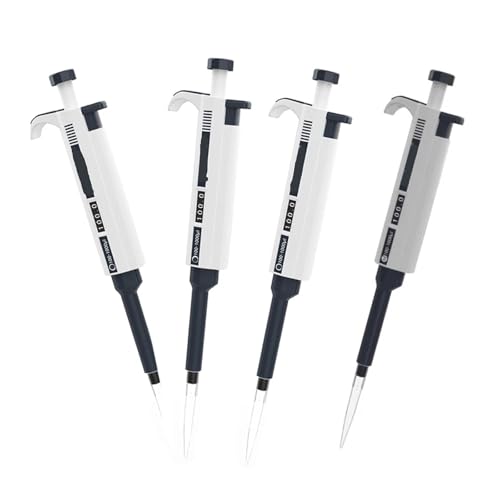 Einstellbare variable Mikropipette Laborpipette Mikropipette Einzelkanal:Pipetten Manuell einstellbare Pipette Digitale Pipettenpistole(5-50ul) von MEIVIYA