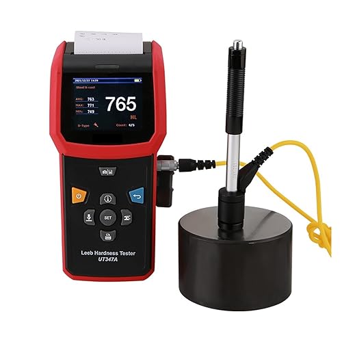 Härteprüfset UT347A Leeb-Härteprüfer 640 × 480 Pixel Tragbarer hochpräziser Vickers-Stahl-Metall-Härteprüfer Digital von MEIVIYA