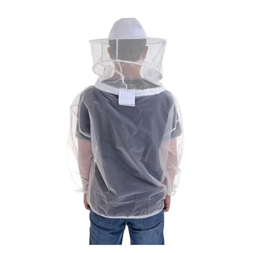 Imkereibedarf Hut Mesh Schleier Kittel Imker Bienenzucht Anti-Biene Halbkörper Schutz Kleidung Transparent Atmungsaktive Imkerei Ausrüstung von MEIVIYA